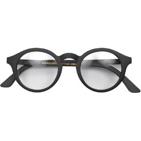 LONDON MOLE Eyewear - Graduate Blue Light Blocking Glasses - Round Glasses - Anti-headache - Computer Glasses - Gaming Glasses - Unisex (Matt Black)…