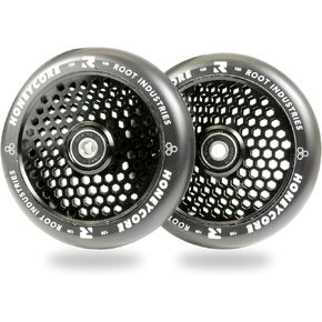 Honeycore Wheels 110mm - 120mm Pro Scooter Wheels Pair - Fits Most Setups - 24mm x 110mm - 120mm - Bearings Installed - 90 Day Warranty - Scooter Wheels