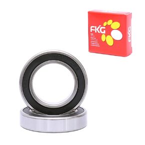 FKG 6009-2RS 45x75x16mm Deep Groove Ball Bearing Double Rubber Seal Bearings Pre-Lubricated 2 Pcs