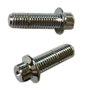 10 M 8-1.25 x 26mm 12 Point Flange Bolts, Class 10.9 Chrome