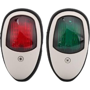 Yctze Side Marker Light Side Flowing Light 2PCS 10‑30V Boat Navigation Light LED Signal Warning Lamp Universal for Pontoon Yacht