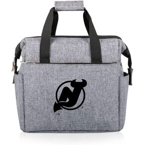 PICNIC TIME NHL New Jersey Devils On The Go Lunch Bag - Soft Cooler Lunch Box - Insulated Lunch Bag