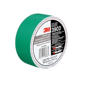 3M Vinyl Duct Tape 3903, Black Color, 2 in x 50 yd, 7.3 mil,Individually Wrapped Conveniently Packaged