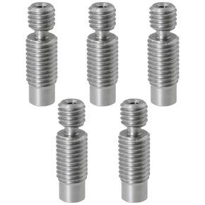 5PCS Silver 1.75mm M6-M7 Thread with 3D Printer V6 All Metal Hot End Stainless Steel Pipe 1.75mm Extruder Hot End Tube Suitable for 3D Printer