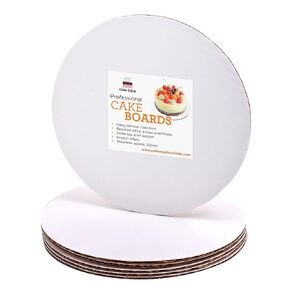 6" Round Coated Cakeboard, 25 ct.