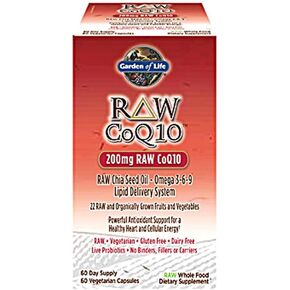 جاردن أوف لايف خام CoQ10، 60 قيراط