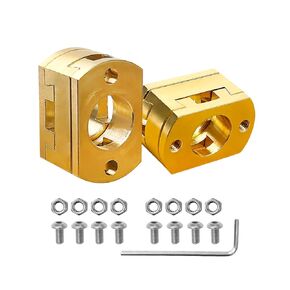 TIKSCIENCE Ender 3 Oldham Coupling Coupler Brass Z Axis Coupler Fit for Ender 3 Pro V2 S1 / Pro CR-10 S4 S5 CR10S 3D Printer T8 Lead Screw in Saudi Arabia