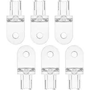 6PCS 0.16x0.16x0.43 inch Window Replacement Part Vertical Blinds Replacement Slats Clear Plastic Tilt Rod Tip Repair Rod Suitable for Repairing Horizontal Blinds