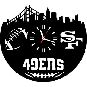 Wooden Wall Clock San Francisco Football Team Gifts for Men him her Women Player Coach
