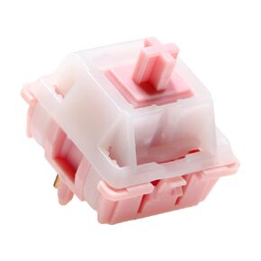KPREPUBLIC Marshmallow Switch Linear 5pin RGB SMD 68g mx switch for mechanical keyboard 60M No Lubed Gold Plated Spring Nylon POM(Marshmallow Switch X110)