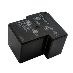 832A-1A-C 12VDC 30A 4 Pins Multi-Purpose Relay SPNO Flux Tight