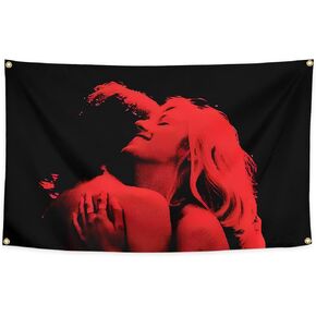 TV Girl French Exit Tapestry Who Really Cares Tapestry 3x5 Feet with Brass Grommets for College Dorm Room Decoration,Outdoor,Parties,Home,Bedroom,Indoor Decoration