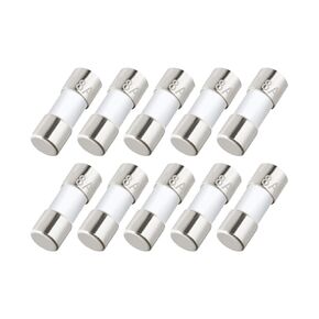5 * 20MM 8A Fast Acting Ceramic Fuse Universal Travel Adapter Replacement Fuses (Pack of 10 Pcs) (8A)