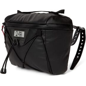Two Wheel Gear - Clutch Bar Bag (1.5 L) - Weatherproof Bicycle Handlebar Bag (Black Ripstop Recycled)