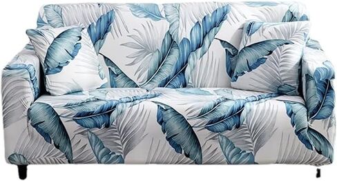 Universal Sofa Cover, Protect Your Furniture with All-Inclusive Cushion, Elastic Sofa Slipcover for Four Seasons, Beautiful Printed Design (BB,1 Seater 90-140cm) in Saudi Arabia