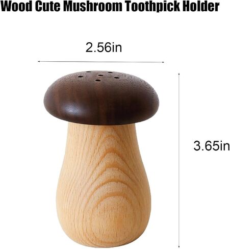 Mushroom Toothpick Dispenser, Holds & Dispenses Toothpicks, Cute Kitchen Decor Gift,Cute Mushroom Toothpick Holders Toothpick Holder in Saudi Arabia