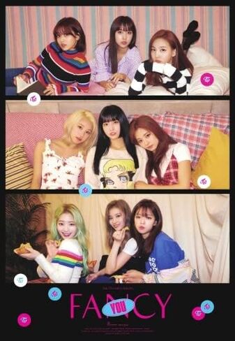 الألبوم المصغر السابع من TWICE - FANCY YOU [B ver. ]+1 ملصق مطوي+1 بطاقة صورة إضافية+1 قناع أيدول+1 مرآة يد للجيب in Kuwait