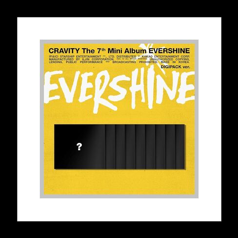 محتويات الألبوم الصغير السابع من CRAVITY EVERSHINE + بطاقة الصور الفوتوغرافية + تتبع CRVT مختوم (إصدار الشفق القياسي) in Kuwait