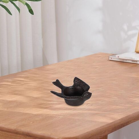 Abaodam الشاي ضوء شمعة حامل الحديد الطيور شمعة حامل الحديد المطاوع شمعة حامل شمعة صينية خمر شمعدان جدار شمعة حامل طويل القامة شمعة حامل جدار السنانير ديكور المنزل ديكور in Kuwait