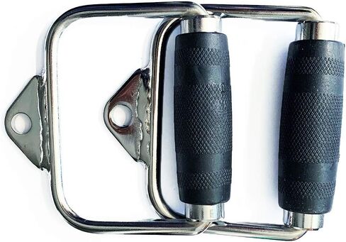 LAT Pull Down Bar, Strength Training Deluxe Single Double D Handle Tricep Rope, V-Shaped Rotating Straight Press Down Bar for Weight Workout, Cable Machine Accessories in Kuwait