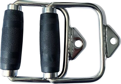 LAT Pull Down Bar, Strength Training Deluxe Single Double D Handle Tricep Rope, V-Shaped Rotating Straight Press Down Bar for Weight Workout, Cable Machine Accessories in Kuwait