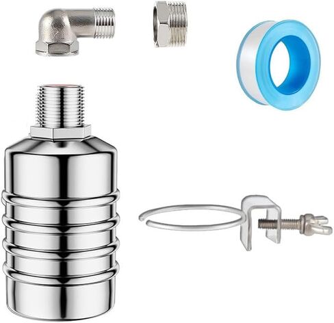 Fully Automatic Water Level Control Float Valve, 304 Stainless Steel Float Valve, 1/2 "to 3/4" Water Float Valve, Automatic Water Level Controller for Water Tanks And Livestock Tanks in Saudi Arabia