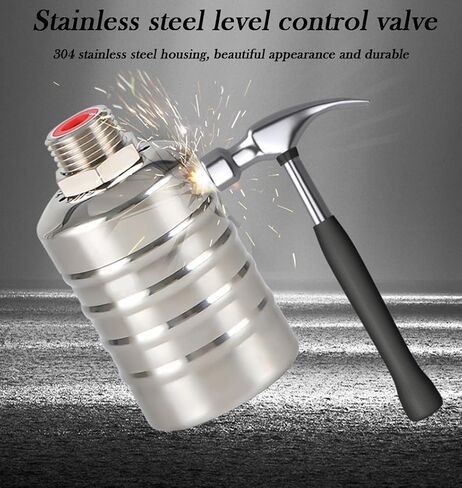 Fully Automatic Water Level Control Float Valve, 304 Stainless Steel Float Valve, 1/2 "to 3/4" Water Float Valve, Automatic Water Level Controller for Water Tanks And Livestock Tanks in Saudi Arabia