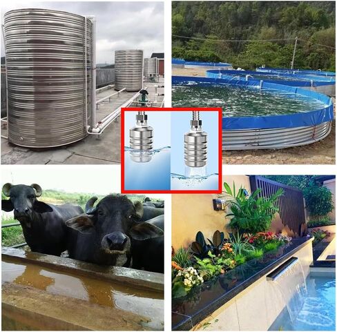 Fully Automatic Water Level Control Float Valve, 304 Stainless Steel Float Valve, 1/2 "to 3/4" Water Float Valve, Automatic Water Level Controller for Water Tanks And Livestock Tanks in Saudi Arabia