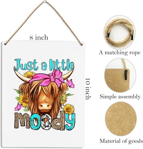 Coquette Preppy Western Room Decor, Western Cowgirl Wood Hanging Sign, Western Cowgirl Room Art Wall Decor, Girl Teen Bedroom Door Wooden Slogan Hanging Sign 8x10 Inch in Saudi Arabia