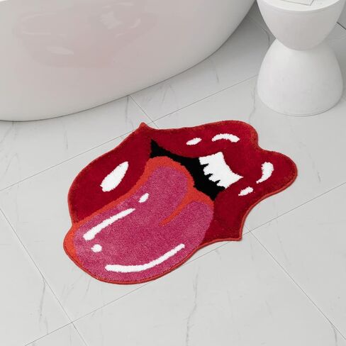 Cute Absorbent Bath Mat for Bathroom, Non Slip Soft Leopard Bath Rug, 20" x 31" in Kuwait