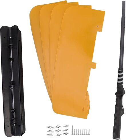 Golf Power Swing Training Tool, PE Fan Blades Non Slip Golf Swing Training Aid Fan V Shaped for Outdoor in Saudi Arabia