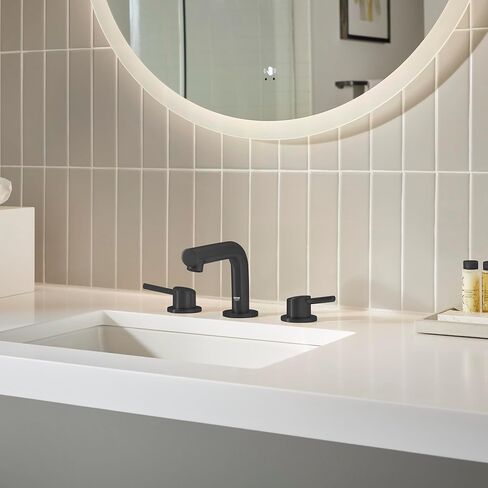 GROHE 20572001 Concetto، صنبور حمام واسع الانتشار مقاس 8 بوصة بمقبضين مقاس S 1.2 جرام في الدقيقة، كروم in Saudi Arabia