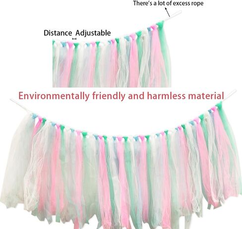 2 PCS Tulle Chair Cover Chair Sashes Tutu Chair Skirt Slipcovers Party Decoration for Bridal Shower Wedding (Dark Pink) in Saudi Arabia