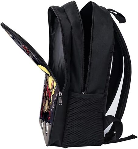 Cartoon Backpack 16-Inch Double-Layer Large-Capacity, Laptop Backpack, Leisure Travel Backpack -A in Saudi Arabia