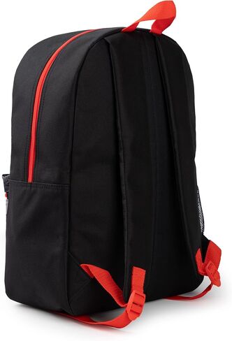 Marvel Deadpool Boys Backpack Black & Red Rucksack with Adjustable Straps Superhero School Bag For Kids Movie Merchandise in Saudi Arabia