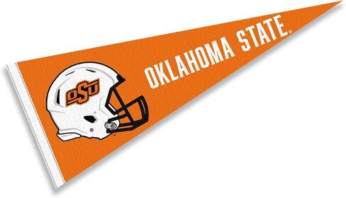 Oklahoma State Football Helmet Pennant in Saudi Arabia
