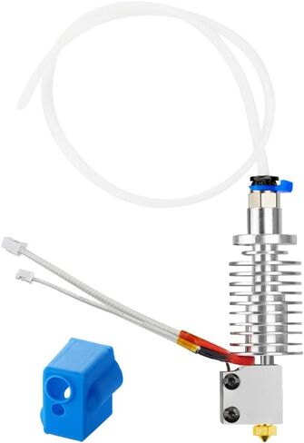 مجموعة V5 J-Head Hotend مع فوهة 0.4 مم + جورب سيليكون بركان V5، مجموعة بثق رأس طباعة سبائك الألومنيوم 1.75 مم خيوط ثلاثية الأبعاد بديلة للطابعة متوافقة مع Anycubic Vyper Hotend 24V 40W in Kuwait