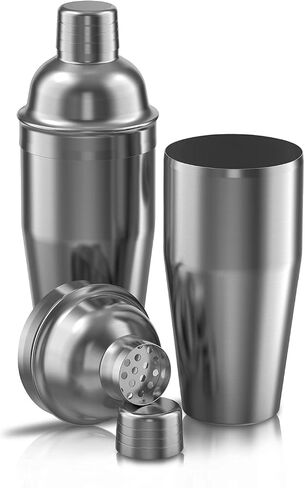 LUCKYGOOBO Cocktail Shaker Set,24 oz Martini Shaker,Bartender Kit with Stand,Stainless Steel Martini Mixer Built-in Strainer,Bar Tool Set,Drink Shaker,Fun Gifts. in Saudi Arabia