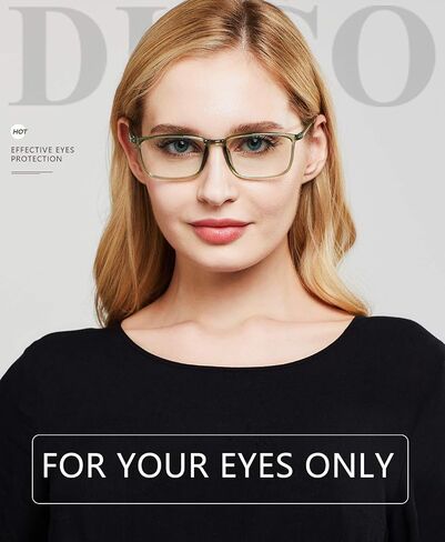 DUCO Blue Light Blocking Glasses Superlight Eyeglasses Frame Anti Blue Ray Computer Gaming Glasses 306 in Saudi Arabia