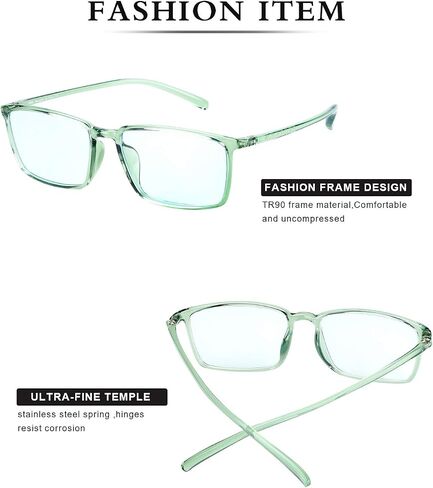 DUCO Blue Light Blocking Glasses Superlight Eyeglasses Frame Anti Blue Ray Computer Gaming Glasses 306 in Saudi Arabia