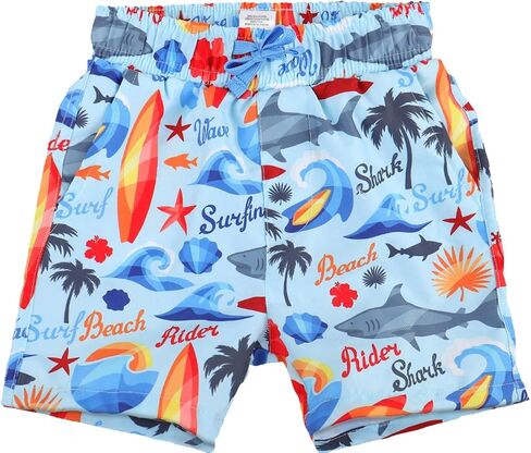 Boys Swim Trunks with Mesh Lining Quick Dry Beach Board Shorts Bathing Suit Swimwear for Kids Toddler in Saudi Arabia
