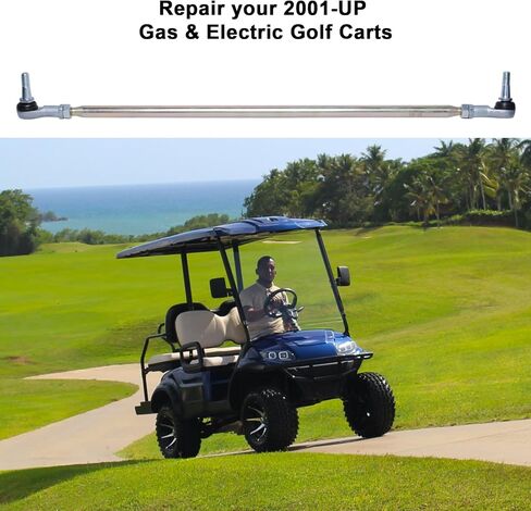 مجموعة قضيب ربط عربة الجولف من Wadoy متوافقة مع E-Z-GO TXT لعربات الجولف بالغاز والكهرباء 2001-UP، Replce # 70902-G01 70902-G02 70876-G02 70897G02 قضيب ربط in Kuwait