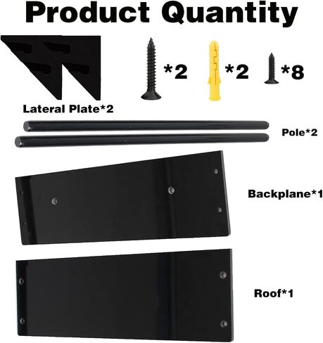Medal display stand，Acrylic Medal Hanger and Trophy Rack, Black Medal Hanger Display Rack with Shelves, Medal Rack, Competition Medal Trophy Display Rack for Displaying Your Hard Won Achievements. in Saudi Arabia