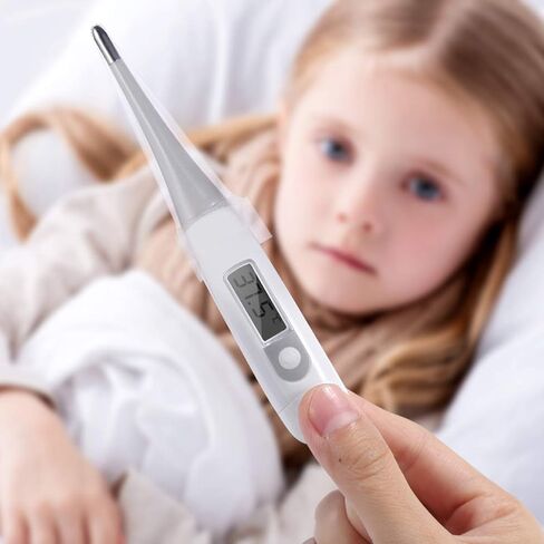 Healifty 200Pcs Thermometer Covers for Digital Thermometers, Disposable Probe Covers, Oral Thermometer Sleeves for Oral Ear Recta Thermometer in Saudi Arabia