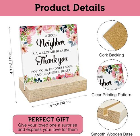 Leader Appreciation Gifts Leader Nutrition Facts Ceramic Decorative Sign Keepsake Thank You Gifts for Leader Boss Mentor Ceramic Desk Sign Plaque with Wooden Stand for Home Office Decor in Kuwait