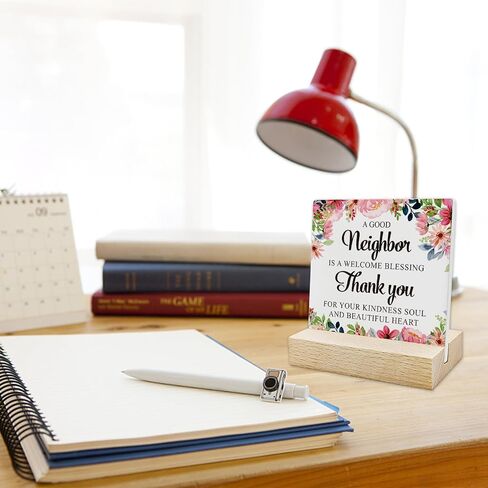 Leader Appreciation Gifts Leader Nutrition Facts Ceramic Decorative Sign Keepsake Thank You Gifts for Leader Boss Mentor Ceramic Desk Sign Plaque with Wooden Stand for Home Office Decor in Kuwait