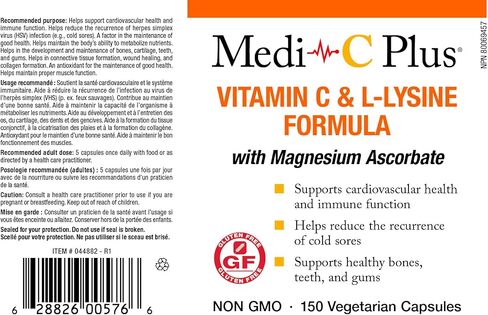 Medi-C Plus with Magnesium, 150 CT in Saudi Arabia