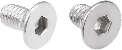 مسامير ذات رأس مسطح بمقبس سداسي من uxcell، مسامير M3x5mm وM3x6mm 304 من الفولاذ المقاوم للصدأ 160 قطعة in Saudi Arabia