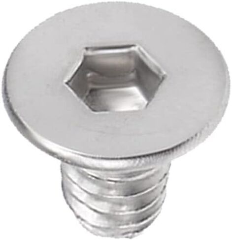 مسامير ذات رأس مسطح بمقبس سداسي من uxcell، مسامير M3x5mm وM3x6mm 304 من الفولاذ المقاوم للصدأ 160 قطعة in Saudi Arabia