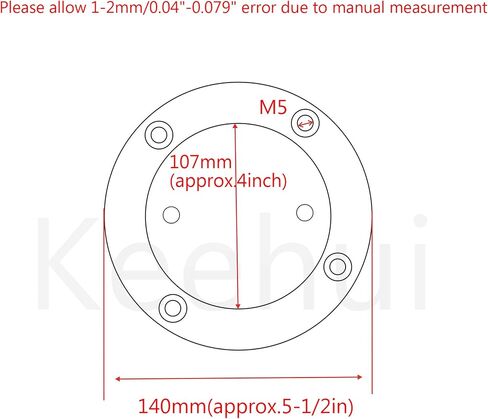 Keehui Marine 316 الفولاذ المقاوم للصدأ 3 بوصة/4 بوصة لوحة سطح التفتيش ث/مسامير للقارب in Saudi Arabia